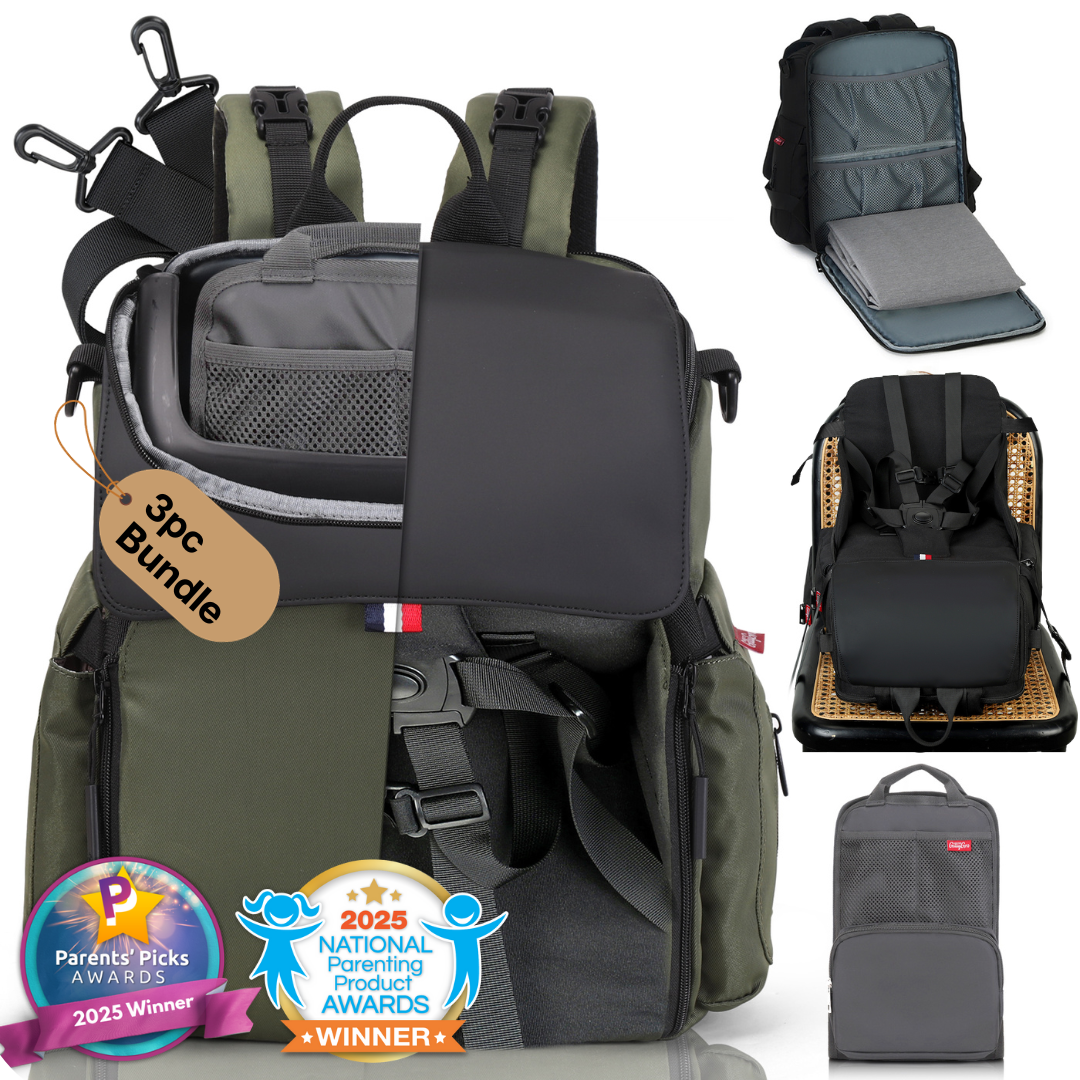 GillyGro Pro Backpack Bundle – The Do-It-All Backpack for Working Parents on the Go!
