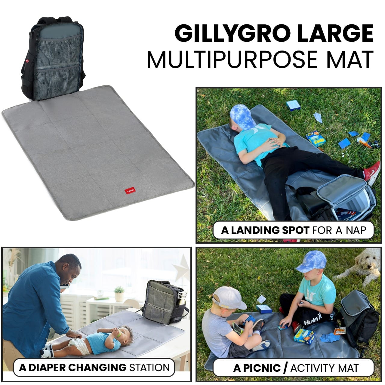 GillyGro Pro Backpack Bundle – The Do-It-All Backpack for Working Parents on the Go!