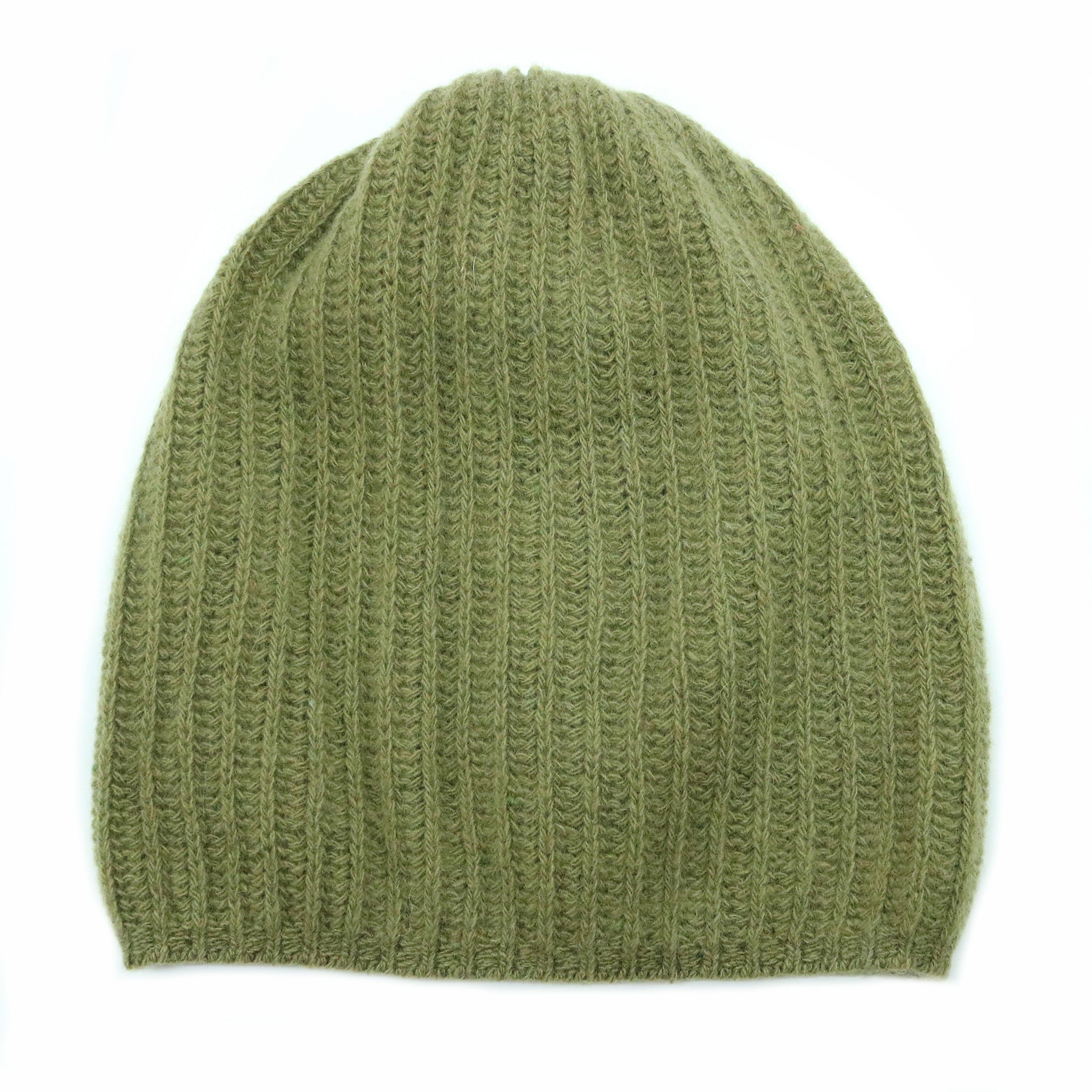 CASHMERE SLOUCHY RIBBED HAT